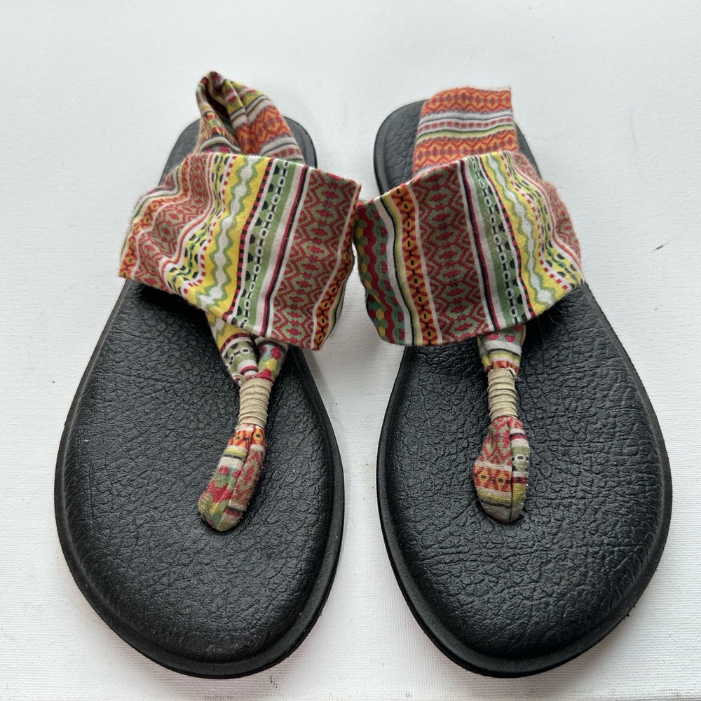 Sanuk Multicolor Patterned Sandals